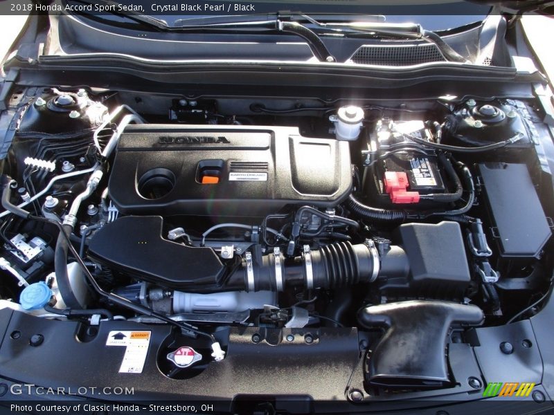  2018 Accord Sport Sedan Engine - 2.0 Liter Turbocharged DOHC 16-Valve VTEC 4 Cylinder
