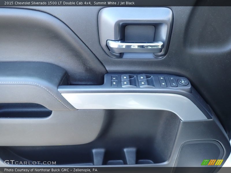 Summit White / Jet Black 2015 Chevrolet Silverado 1500 LT Double Cab 4x4