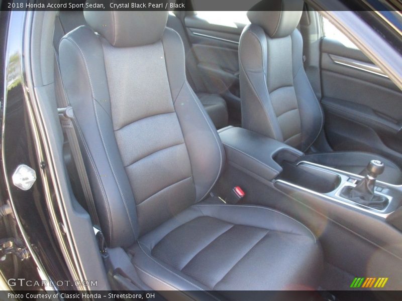 Front Seat of 2018 Accord Sport Sedan