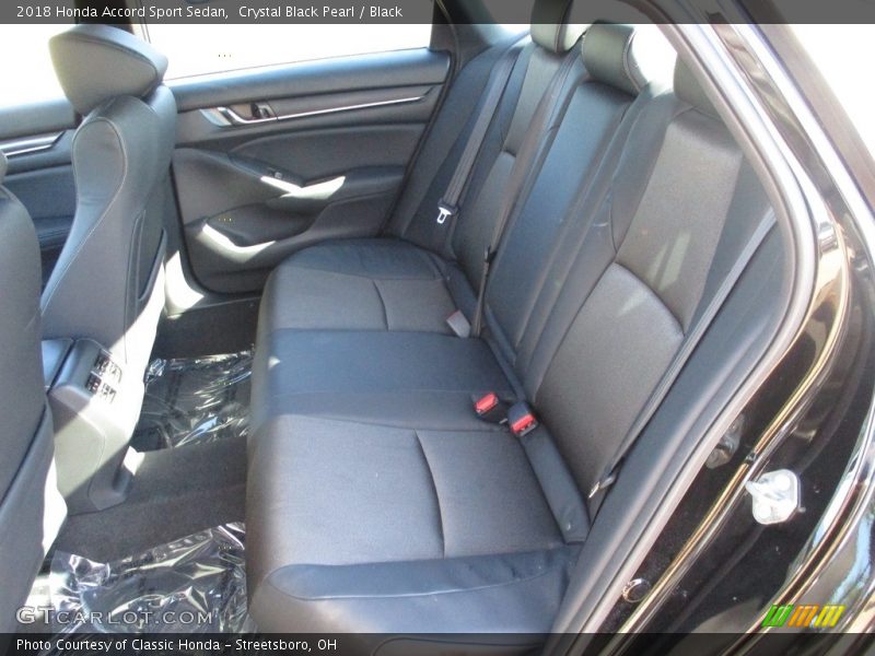 Crystal Black Pearl / Black 2018 Honda Accord Sport Sedan