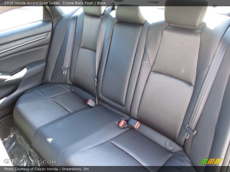 Rear Seat of 2018 Accord Sport Sedan