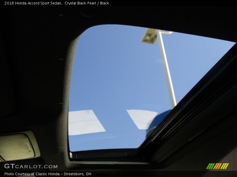 Crystal Black Pearl / Black 2018 Honda Accord Sport Sedan