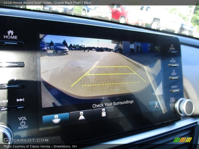 Crystal Black Pearl / Black 2018 Honda Accord Sport Sedan