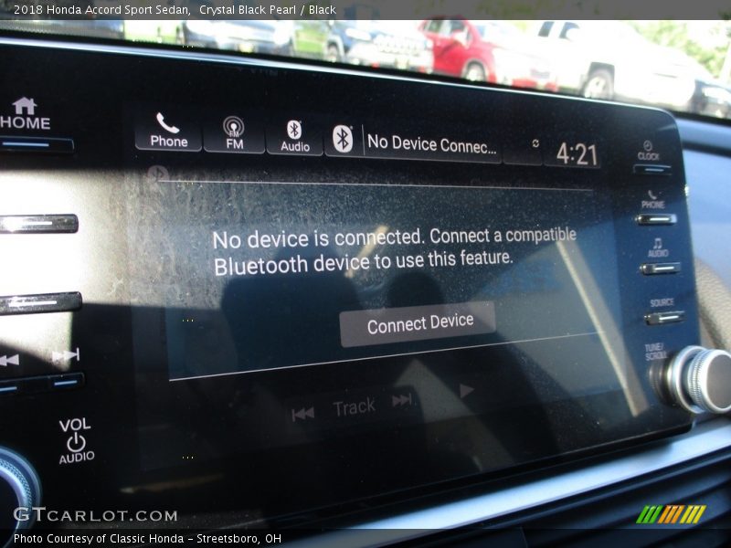 Crystal Black Pearl / Black 2018 Honda Accord Sport Sedan