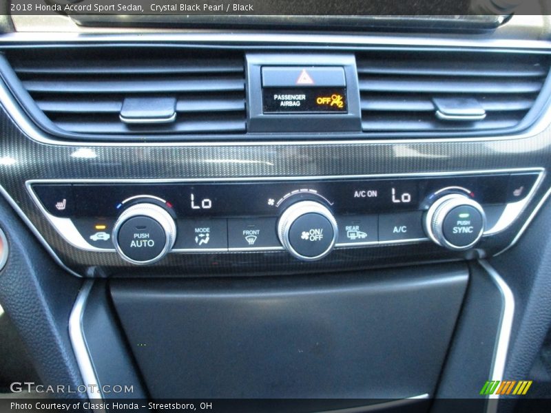 Crystal Black Pearl / Black 2018 Honda Accord Sport Sedan