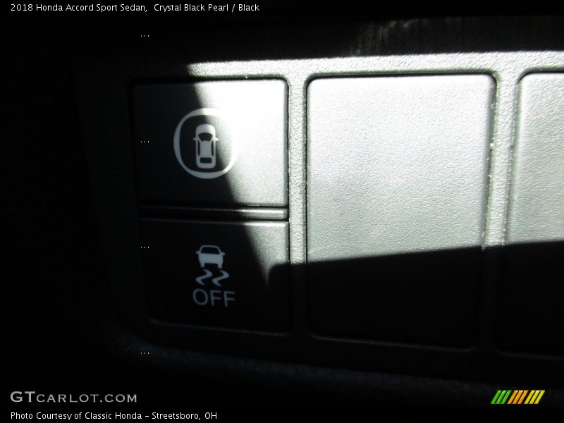 Crystal Black Pearl / Black 2018 Honda Accord Sport Sedan