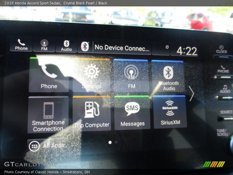Crystal Black Pearl / Black 2018 Honda Accord Sport Sedan