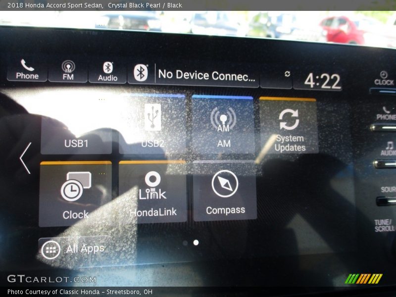 Crystal Black Pearl / Black 2018 Honda Accord Sport Sedan