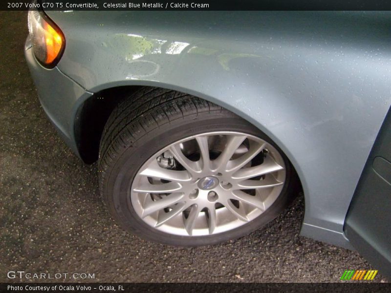 Celestial Blue Metallic / Calcite Cream 2007 Volvo C70 T5 Convertible