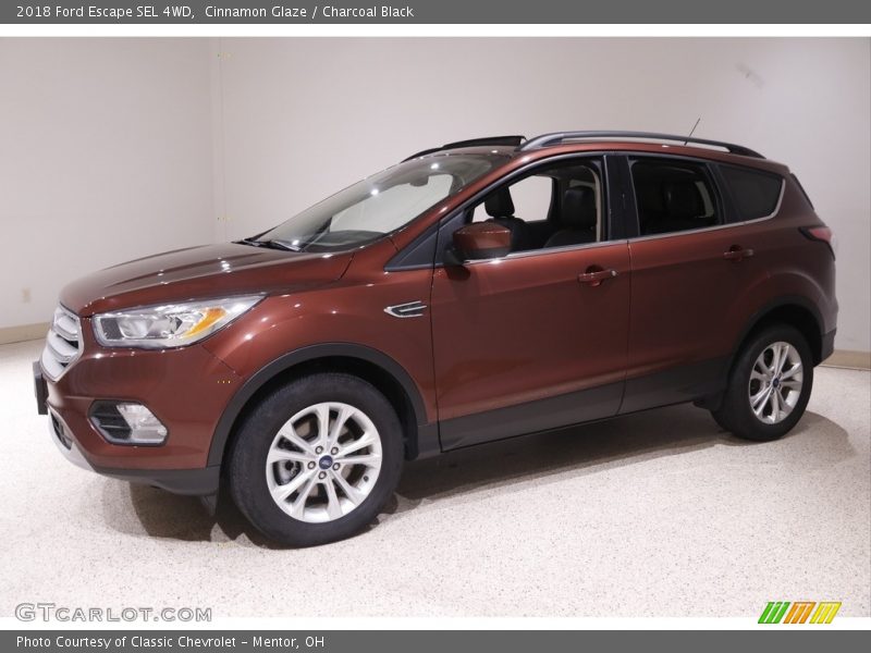 Cinnamon Glaze / Charcoal Black 2018 Ford Escape SEL 4WD
