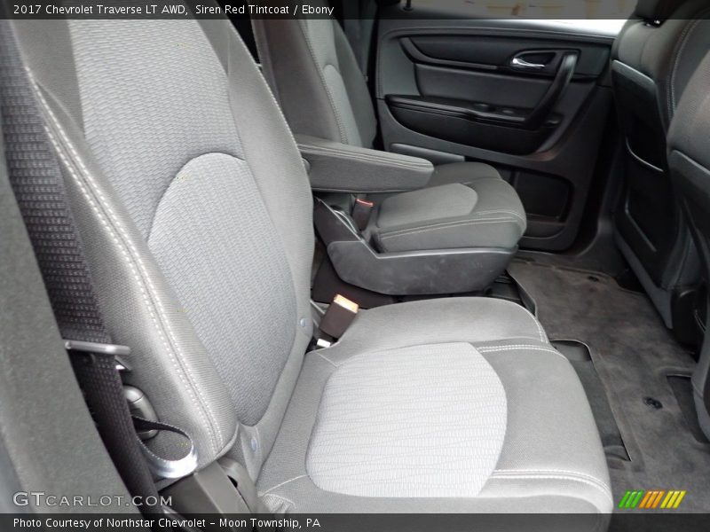 Siren Red Tintcoat / Ebony 2017 Chevrolet Traverse LT AWD