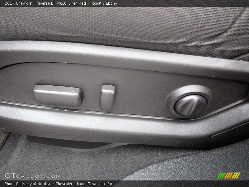 Siren Red Tintcoat / Ebony 2017 Chevrolet Traverse LT AWD
