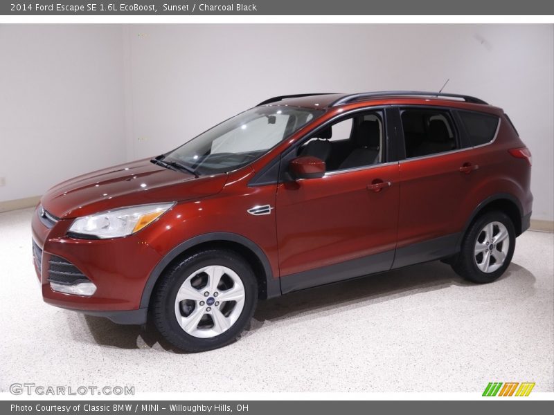 Sunset / Charcoal Black 2014 Ford Escape SE 1.6L EcoBoost