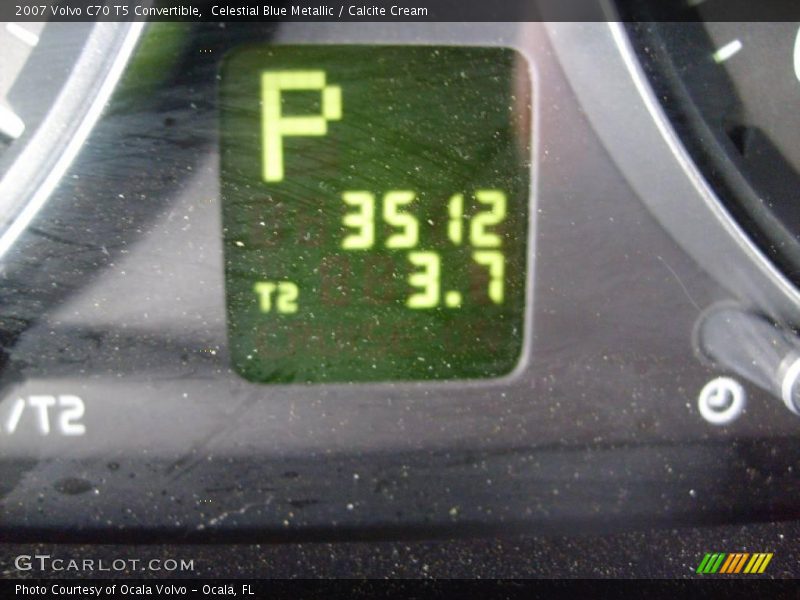 Celestial Blue Metallic / Calcite Cream 2007 Volvo C70 T5 Convertible