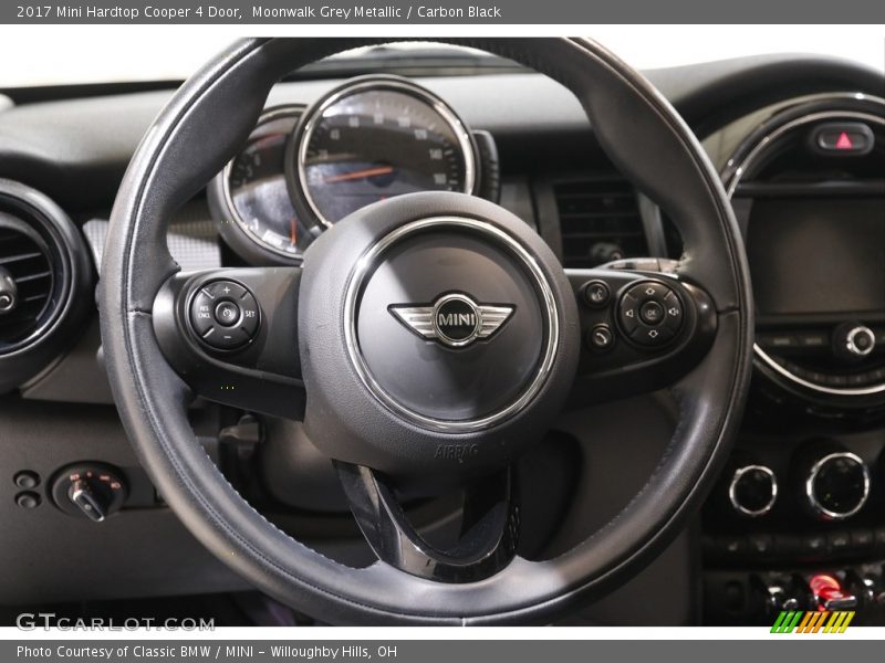 Moonwalk Grey Metallic / Carbon Black 2017 Mini Hardtop Cooper 4 Door