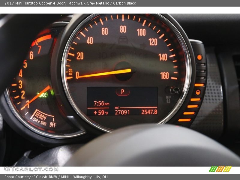 Moonwalk Grey Metallic / Carbon Black 2017 Mini Hardtop Cooper 4 Door