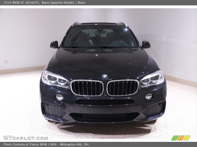 Black Sapphire Metallic / Black 2014 BMW X5 xDrive35i