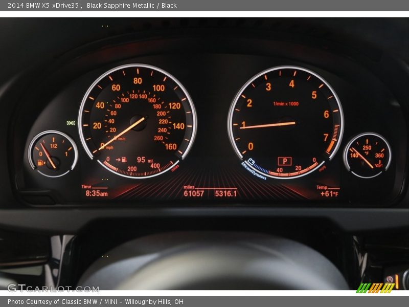 Black Sapphire Metallic / Black 2014 BMW X5 xDrive35i