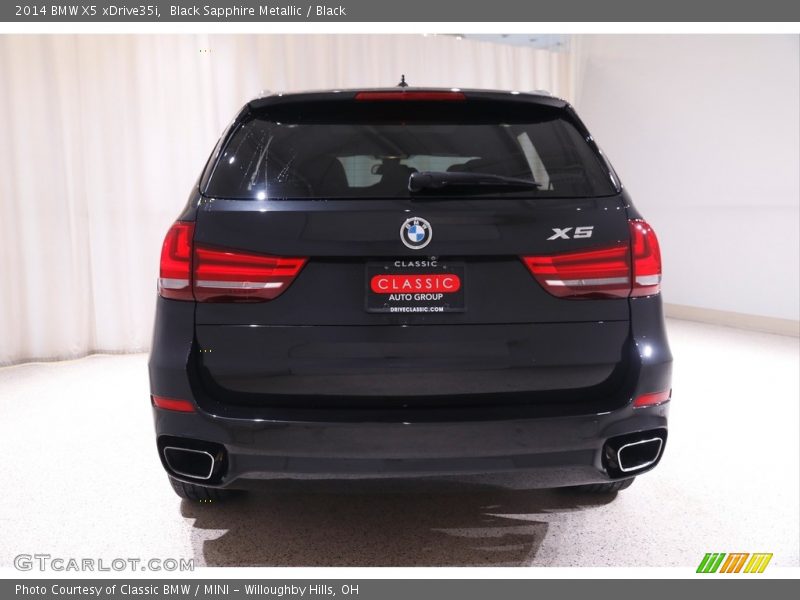 Black Sapphire Metallic / Black 2014 BMW X5 xDrive35i