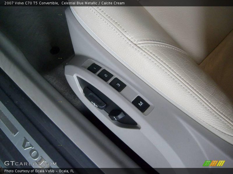 Celestial Blue Metallic / Calcite Cream 2007 Volvo C70 T5 Convertible