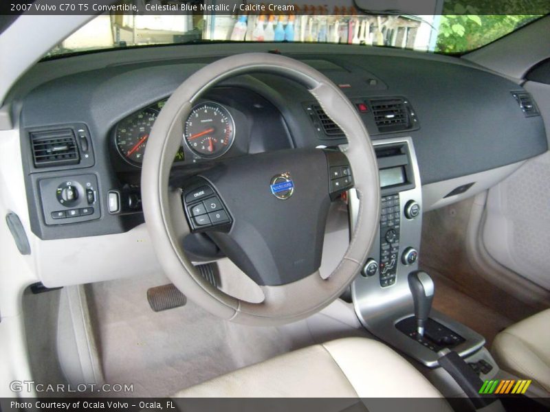 Celestial Blue Metallic / Calcite Cream 2007 Volvo C70 T5 Convertible