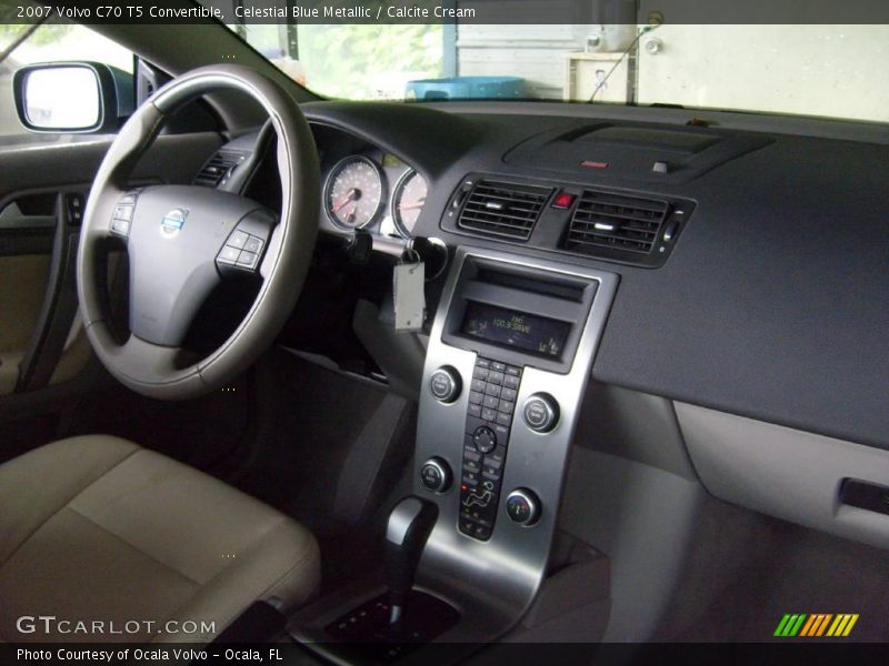 Celestial Blue Metallic / Calcite Cream 2007 Volvo C70 T5 Convertible