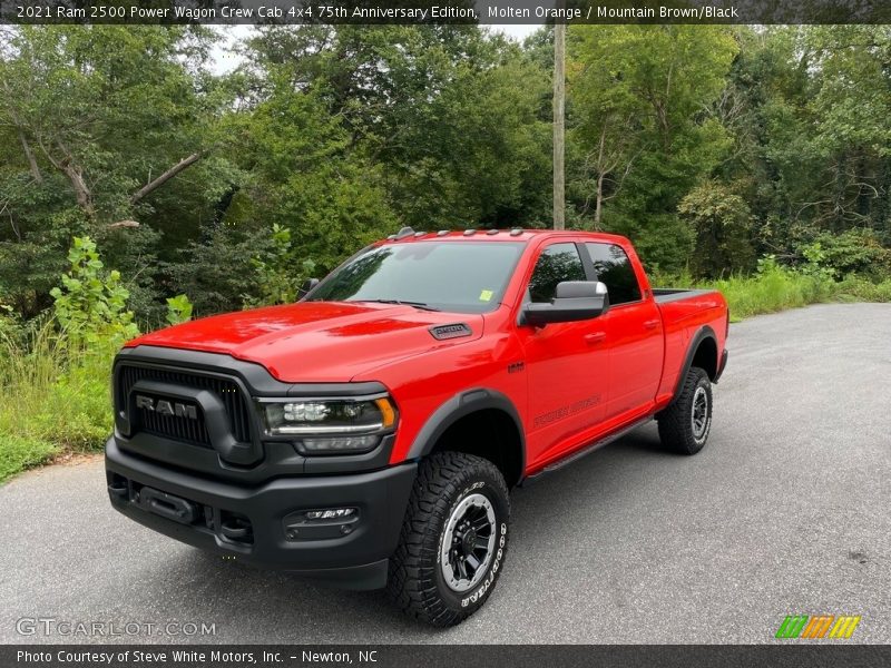 Molten Orange / Mountain Brown/Black 2021 Ram 2500 Power Wagon Crew Cab 4x4 75th Anniversary Edition