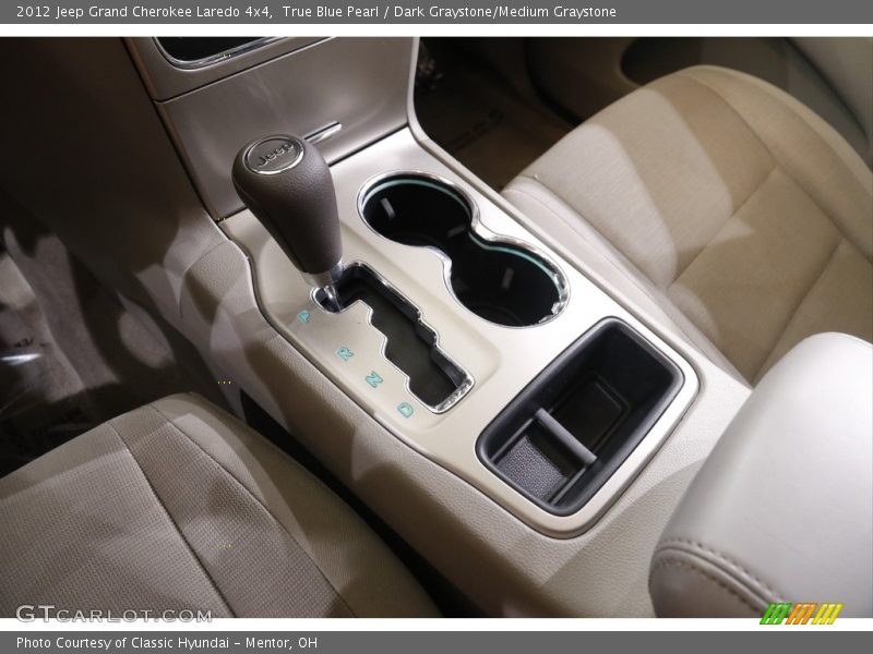 True Blue Pearl / Dark Graystone/Medium Graystone 2012 Jeep Grand Cherokee Laredo 4x4