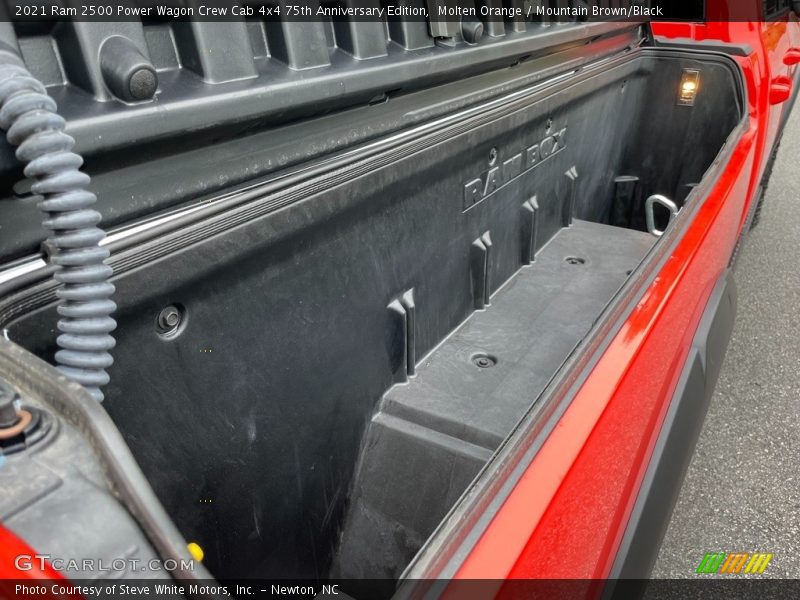 2021 2500 Power Wagon Crew Cab 4x4 75th Anniversary Edition Molten Orange Color Code Ram Box