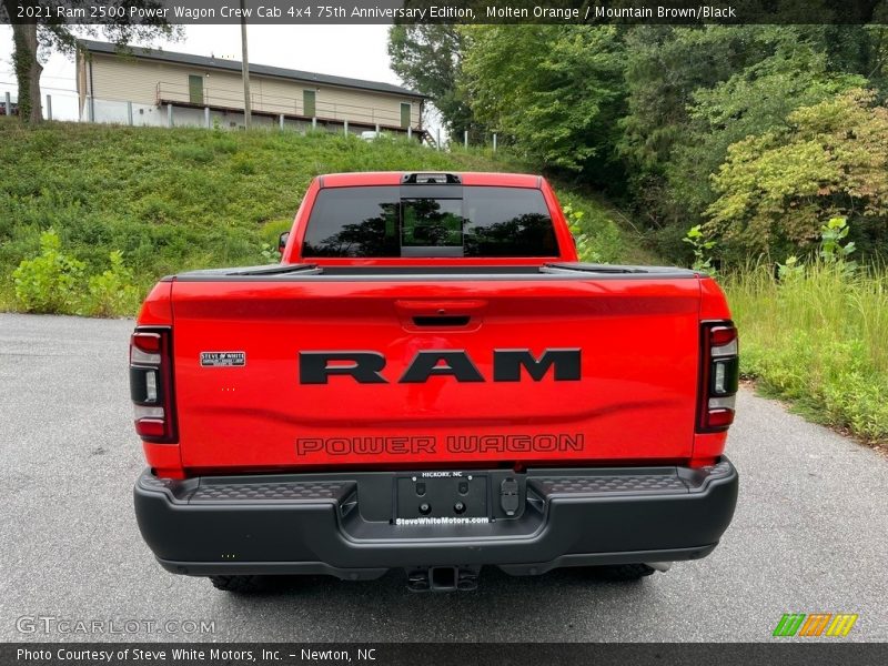 Molten Orange / Mountain Brown/Black 2021 Ram 2500 Power Wagon Crew Cab 4x4 75th Anniversary Edition