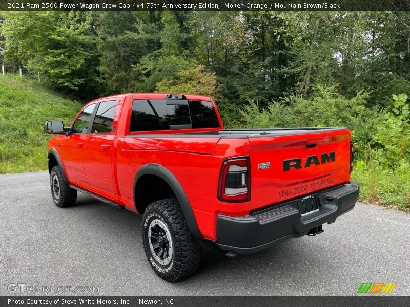 Molten Orange / Mountain Brown/Black 2021 Ram 2500 Power Wagon Crew Cab 4x4 75th Anniversary Edition