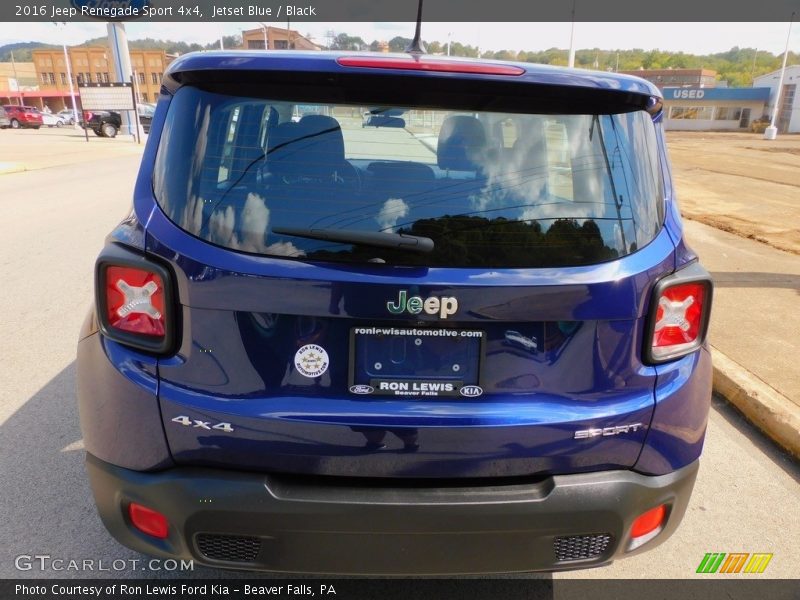 Jetset Blue / Black 2016 Jeep Renegade Sport 4x4