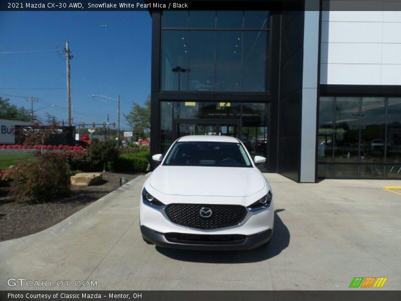 Snowflake White Pearl Mica / Black 2021 Mazda CX-30 AWD