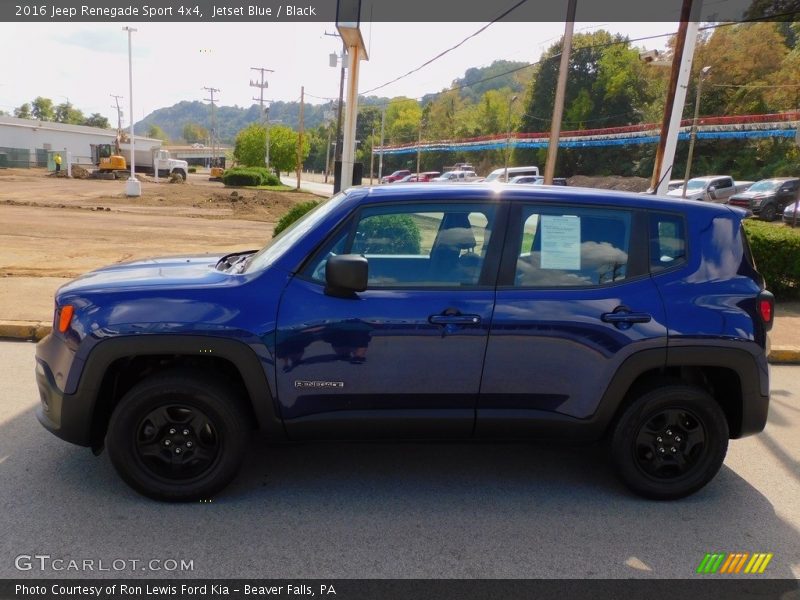 Jetset Blue / Black 2016 Jeep Renegade Sport 4x4