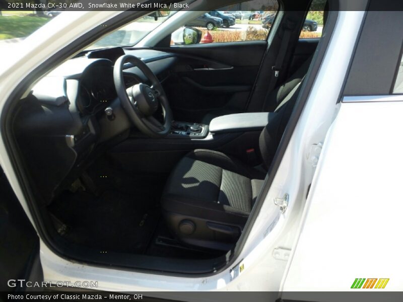 Snowflake White Pearl Mica / Black 2021 Mazda CX-30 AWD