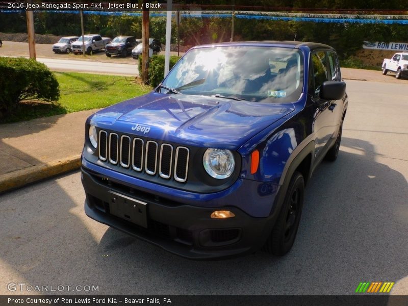 Jetset Blue / Black 2016 Jeep Renegade Sport 4x4