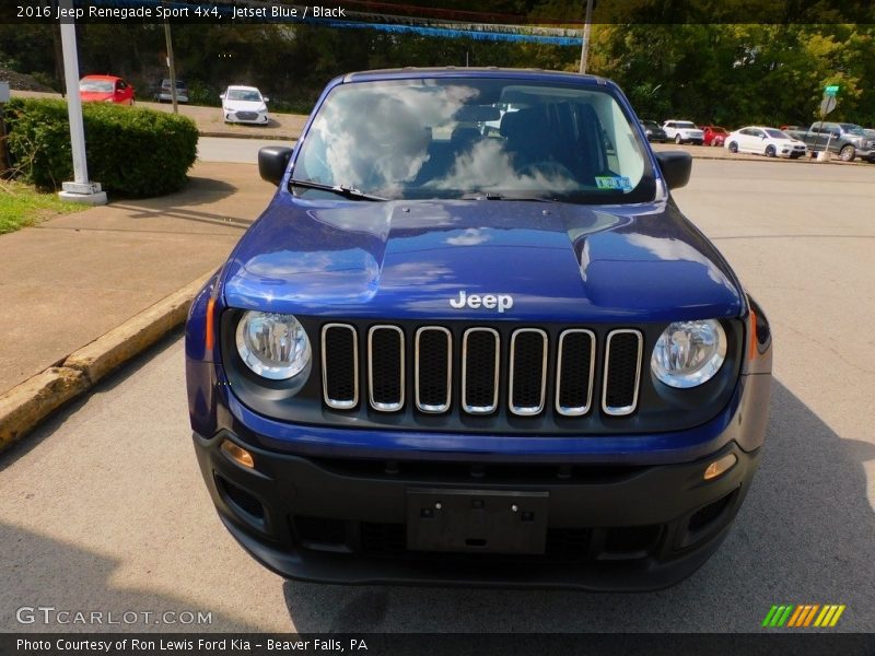 Jetset Blue / Black 2016 Jeep Renegade Sport 4x4