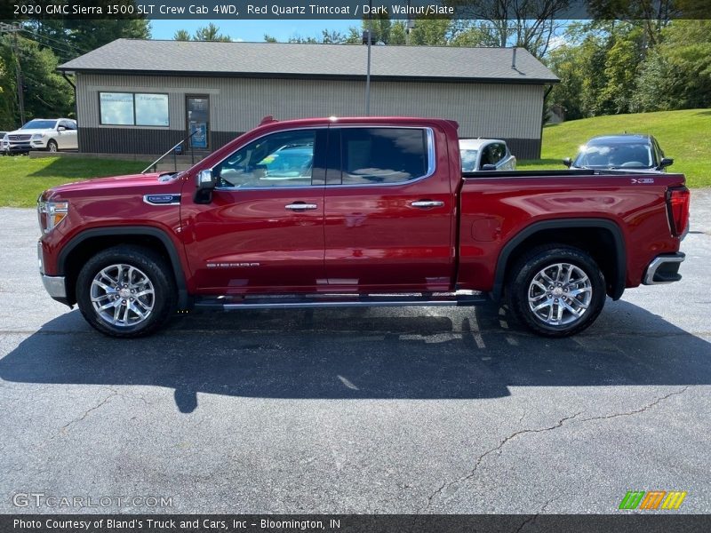 Red Quartz Tintcoat / Dark Walnut/Slate 2020 GMC Sierra 1500 SLT Crew Cab 4WD