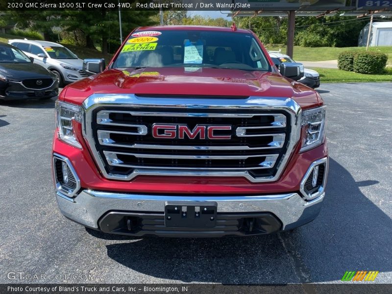 Red Quartz Tintcoat / Dark Walnut/Slate 2020 GMC Sierra 1500 SLT Crew Cab 4WD