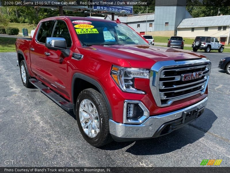 Red Quartz Tintcoat / Dark Walnut/Slate 2020 GMC Sierra 1500 SLT Crew Cab 4WD