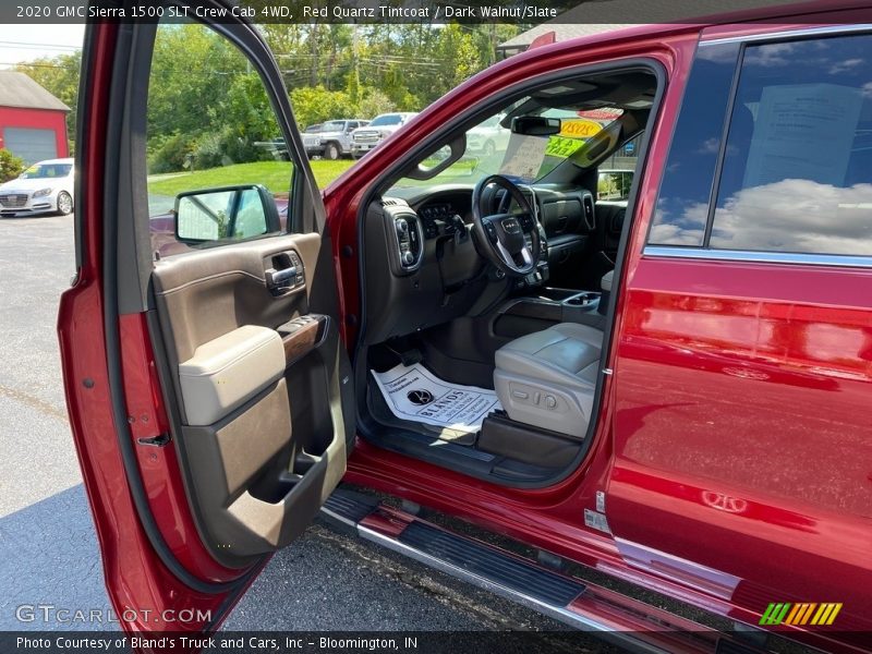 Red Quartz Tintcoat / Dark Walnut/Slate 2020 GMC Sierra 1500 SLT Crew Cab 4WD