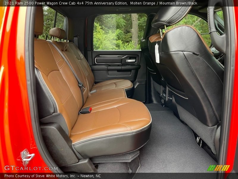 Rear Seat of 2021 2500 Power Wagon Crew Cab 4x4 75th Anniversary Edition