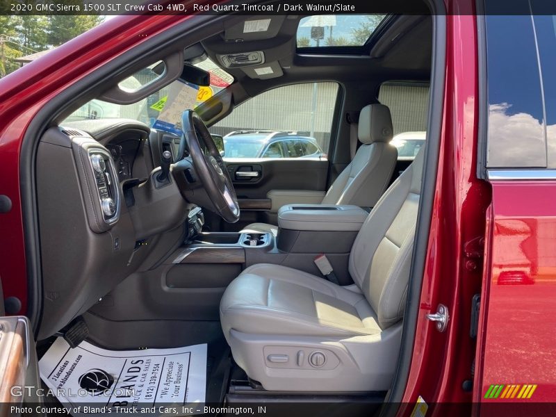 Red Quartz Tintcoat / Dark Walnut/Slate 2020 GMC Sierra 1500 SLT Crew Cab 4WD
