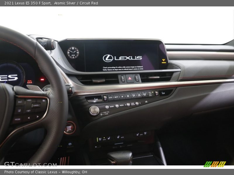 Atomic Silver / Circuit Red 2021 Lexus ES 350 F Sport