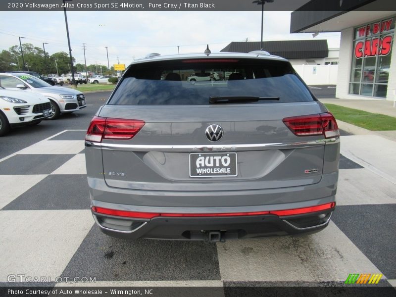 Pure Gray / Titan Black 2020 Volkswagen Atlas Cross Sport SE 4Motion