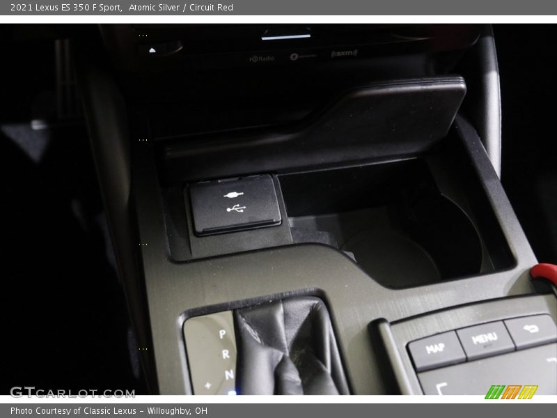 Atomic Silver / Circuit Red 2021 Lexus ES 350 F Sport