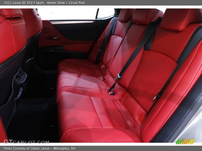 Atomic Silver / Circuit Red 2021 Lexus ES 350 F Sport