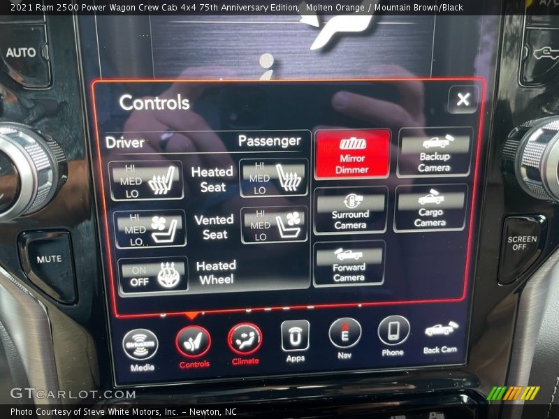 Controls of 2021 2500 Power Wagon Crew Cab 4x4 75th Anniversary Edition