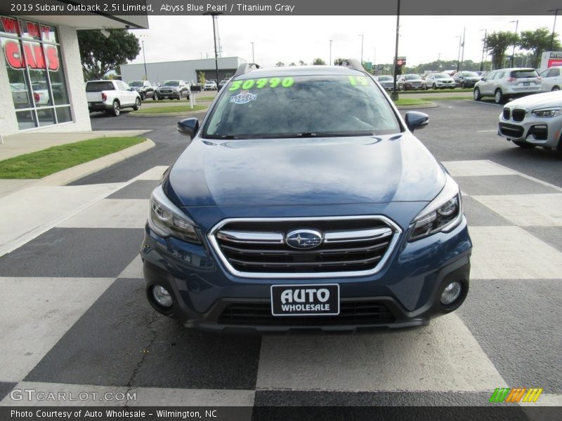 Abyss Blue Pearl / Titanium Gray 2019 Subaru Outback 2.5i Limited