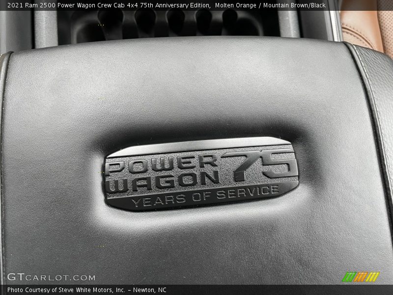 Info Tag of 2021 2500 Power Wagon Crew Cab 4x4 75th Anniversary Edition